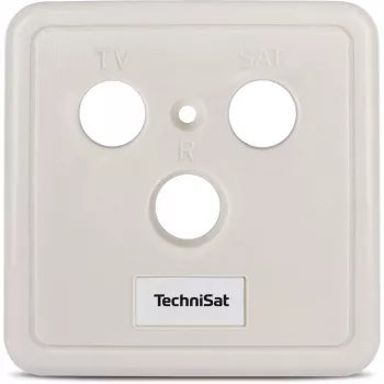 Piastra di copertura per presa antenna serie RV 600 / 700-E (bianco)
