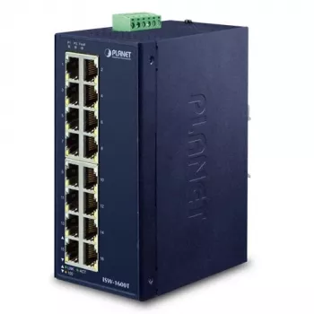 PLANET ISW-1600T switch di rete unmanaged Fast Ethernet (10/100) blu