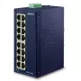 PLANET ISW-1600T switch di rete unmanaged Fast Ethernet (10/100) blu