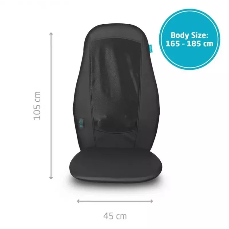 Ecomed MC-15E tappetino massaggiante nero 24 W