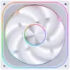 Ventola per case Jonsbo ZA-140W PWM ARGB 140 mm, bianca, Infinity Mirror