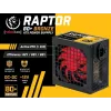 Alimentatore RAPTOR 600W BRONZE 80+, single rail, DC-DC