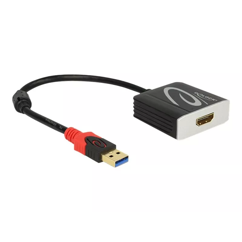 Adattatore cavo video DeLOCK 62736 USB Type-A su HDMI 0,2 m nero