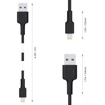 Cavo Lightning AUKEY CB-AL05 1 m nero