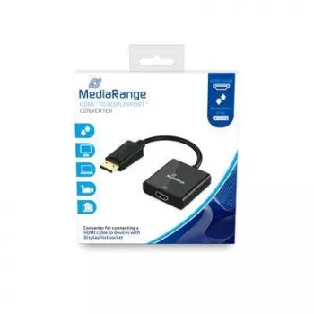 Adattatore cavo video MediaRange MRCS175 0,15 m HDMI tipo A DisplayPort nero