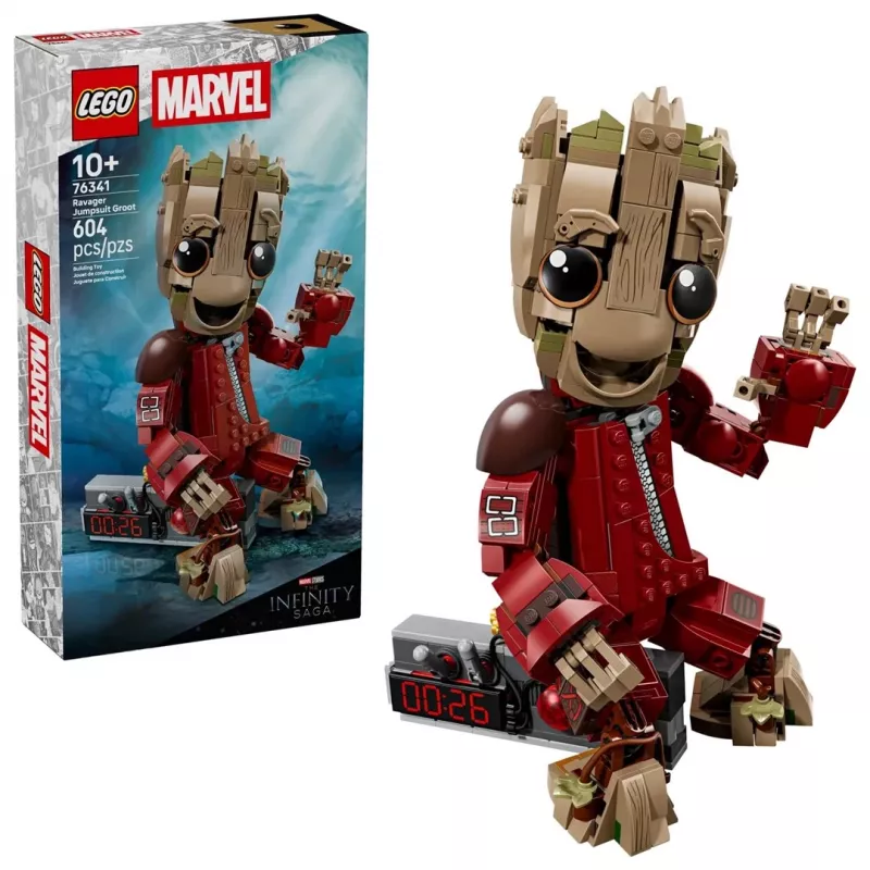 LEGO MARVEL 76341 Groot con tuta Ravager