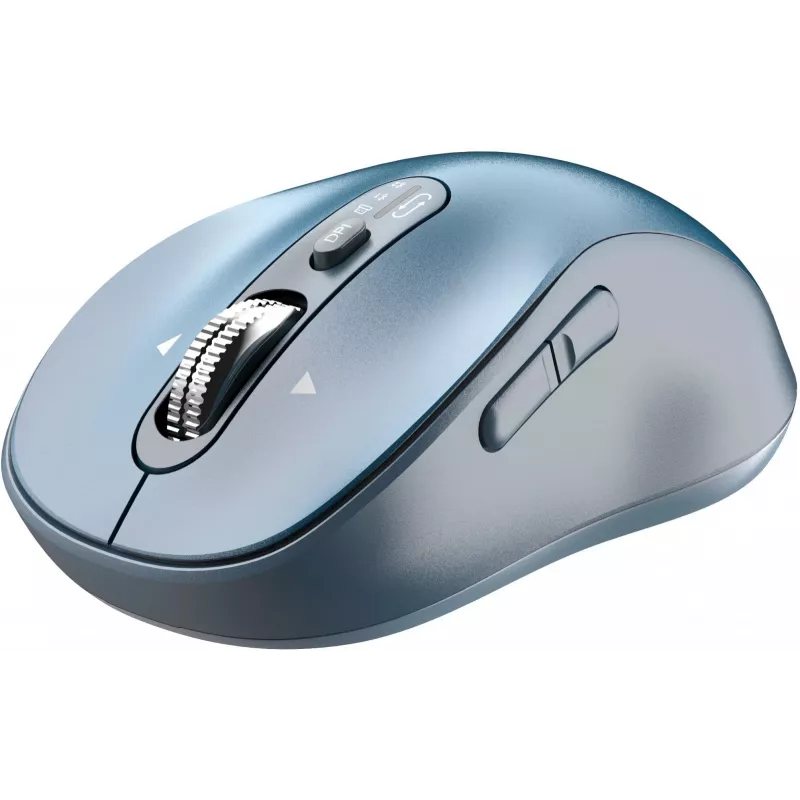 Mouse wireless YENKEE YMS2010BE dual-mode ergonomico, ricevitore USB 2,4 GHz + Bluetooth 5.1, DPI a 4 livelli 1000–3200, 6 tasti