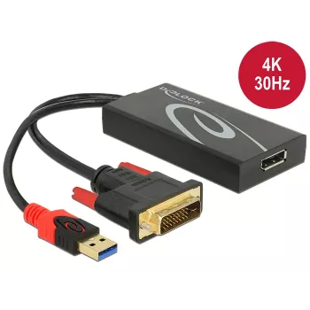 Cavo DVI 24+1 + USB-A/DisplayPort 20p DeLOCK 62596