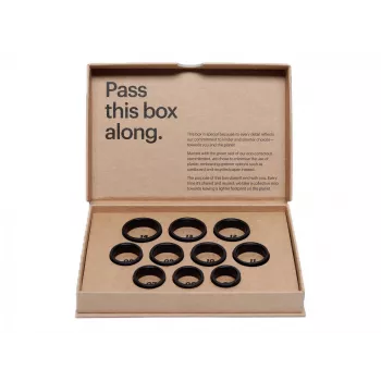 Ultrahuman Smart Ring set di anelli di prova per la misurazione | UH-RA-SSK | nero