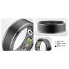 Anello smart Manta SR01BK-57 Black, frequenza cardiaca e ossigeno nel sangue, IP68