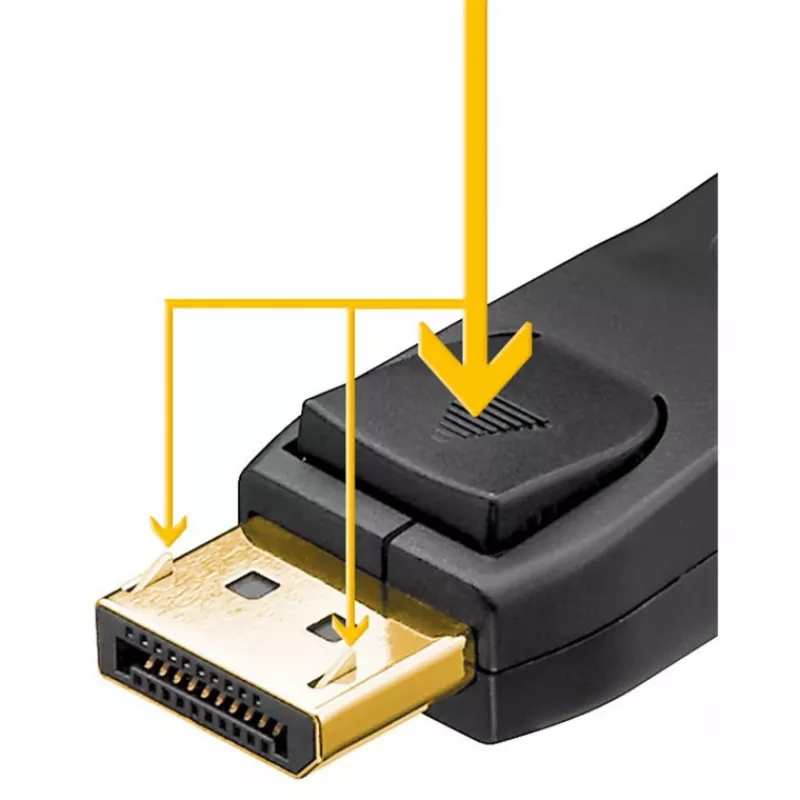 Cavo DisplayPort WENTRONIC 20 poli, 2 m – connessione video digitale ad alta velocità