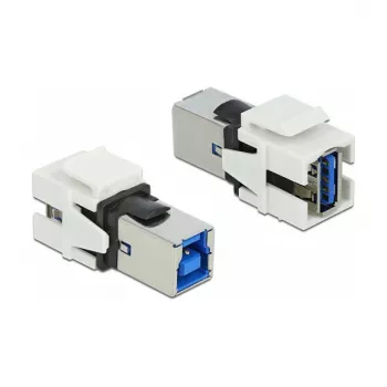 Modulo Keystone DeLOCK 86394 piatto bianco USB A