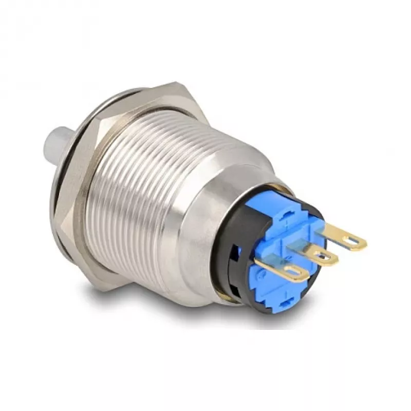 Interruttore rotativo DELOCK 22016 22 mm con 3 terminali a saldare