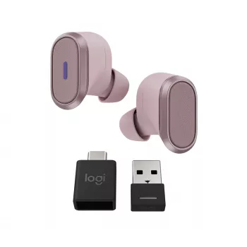 Logitech Zone True Wireless, cuffie in-ear, ANC, rosé, rosa, in-ear, Bluetooth, 985-001090