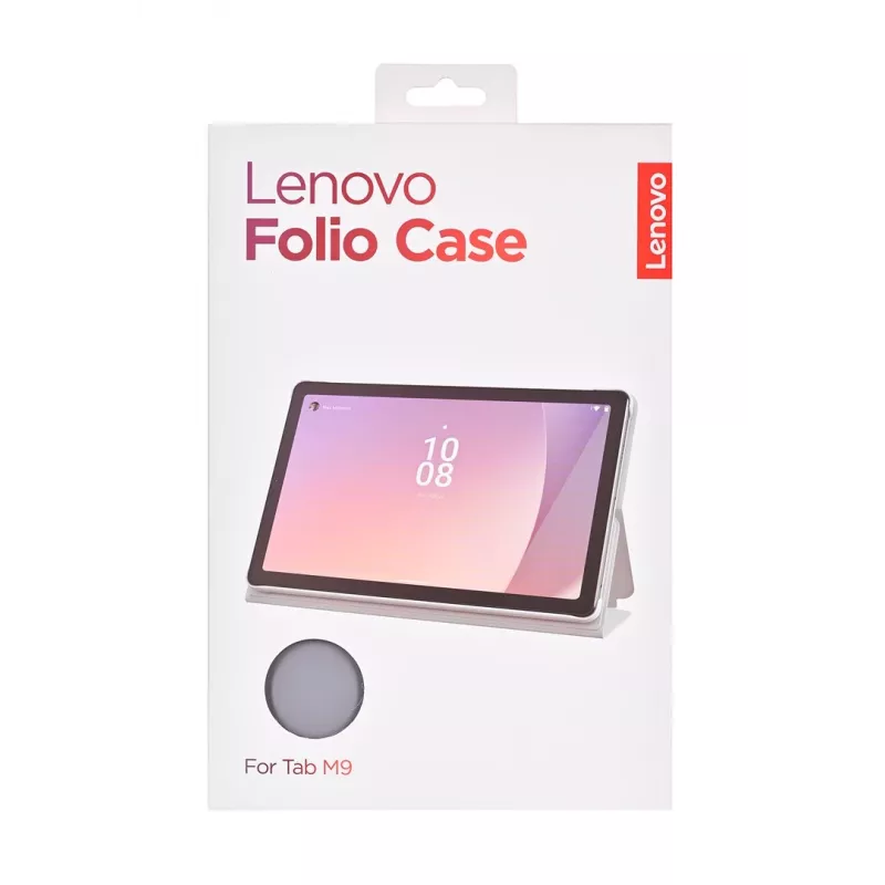 Lenovo ZG38C04869 custodia Folio per Tab M9, 22,9 cm (9 pollici), poliuretano/policarbonato, grigia