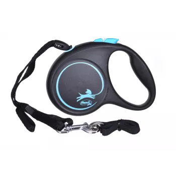 Flexi Black Design S 5 m guinzaglio per cani con meccanismo a rotella