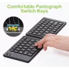 Tastiera wireless pieghevole Bluetooth 3.0