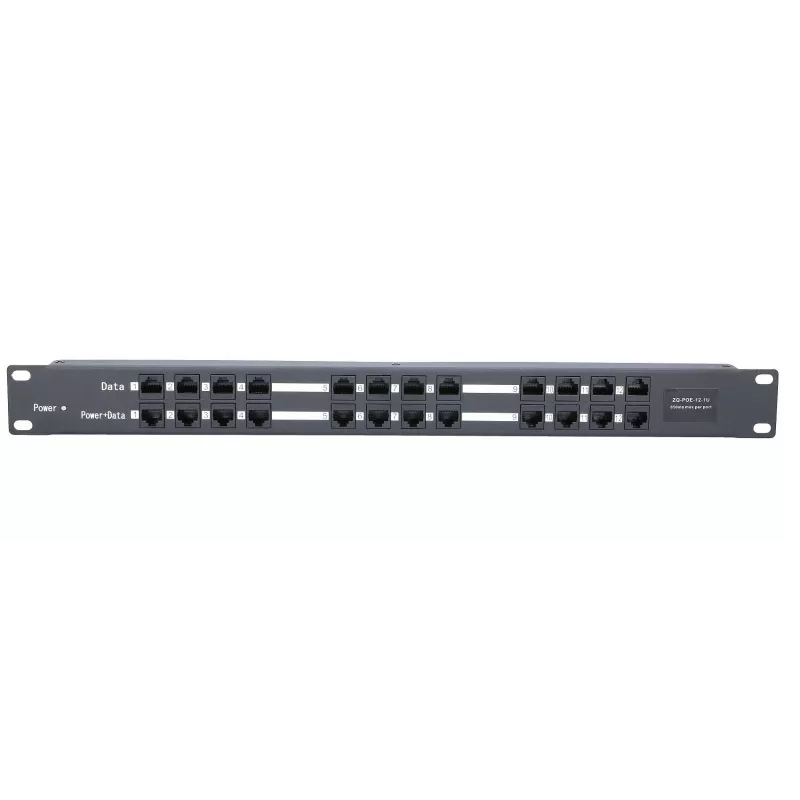 Extralink iniettore PoE 12 porte 12x 100Mb/s RJ45, rackmount