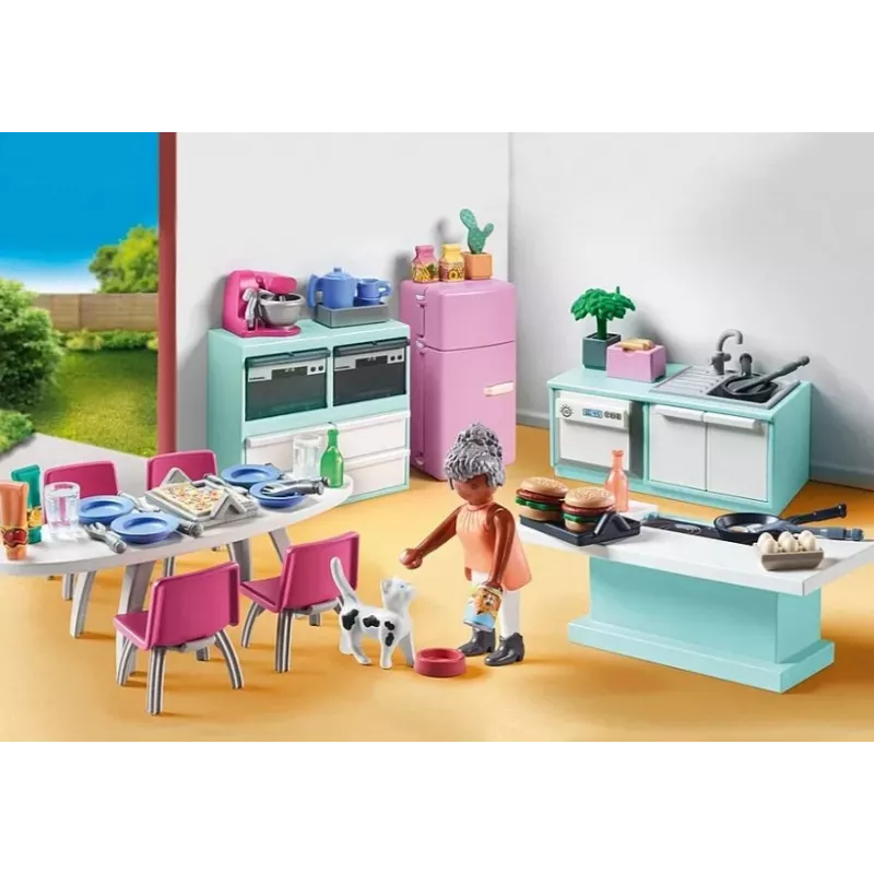 Cucina Playmobil My Life Kitchen 71608 multicolore plastica 4-10 anni