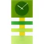 NeXtime orologio da parete 2855gn Bold Stripes, 19 x 38 cm, da parete, verde