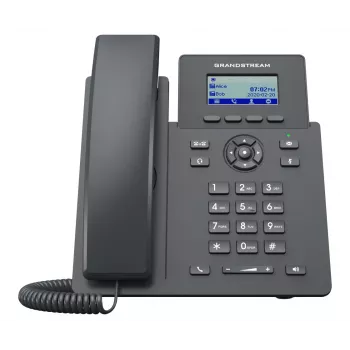 Grandstream Networks GRP2601P Telefono IP Nero 2 linee LCD