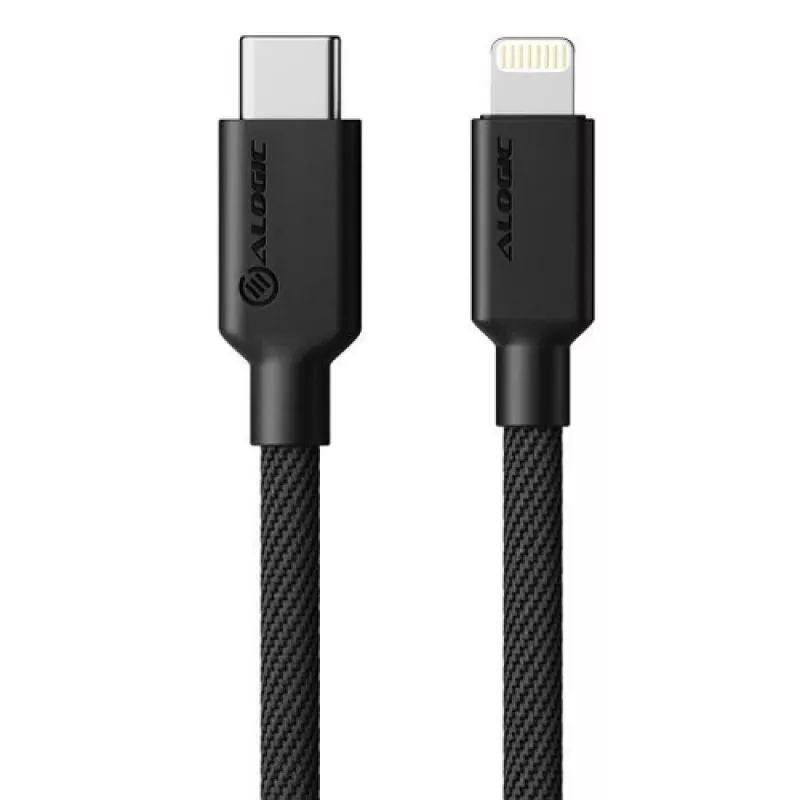 Alogic Cavo USB 2.0 USB-C connettore maschio – Lightning connettore maschio 1 m nero