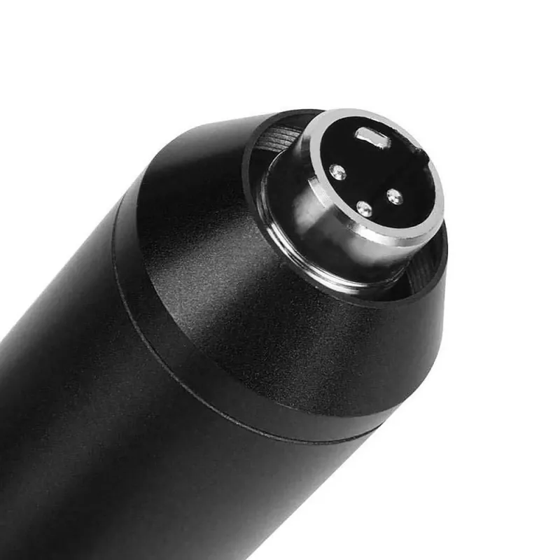 Microfono PC MEDIA-TECH MT397S — con filo, ingresso XLR, 20–20000 Hz, 150 Ω, -32 dB, cavo 2,4 m, supporto da tavolo, nero
