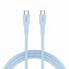 CANYON cavo OnWire 60CL C-C 60W COLOR intrecciato 1m azzurro