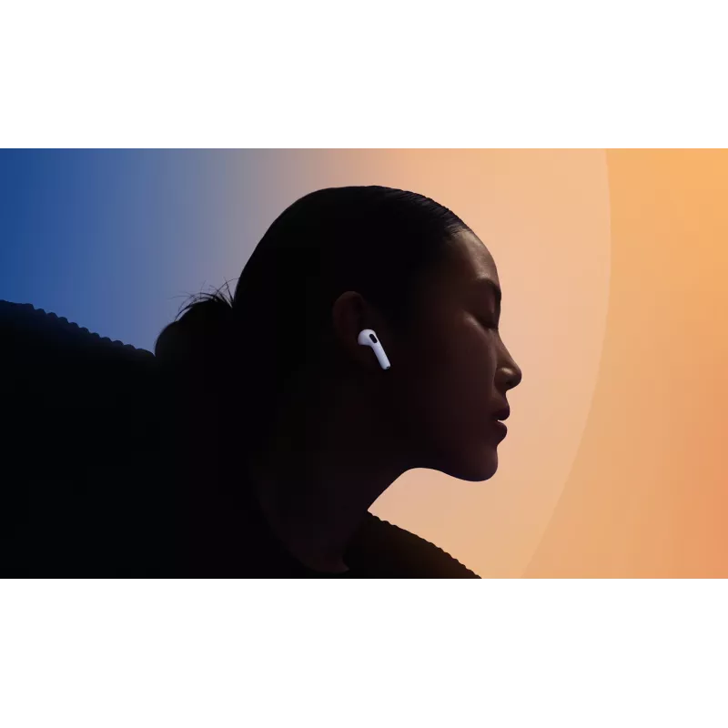 Apple AirPods 4 cuffie wireless in-ear chiamate/musica/sport/quotidiano Bluetooth bianche