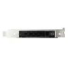 Alloggiamento interno per disco fisso SILVERSTONE SST-EXB02 slot PCI per unità 2,5 pollici