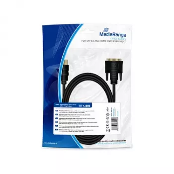 Cavo di collegamento HDMI a DVI MediaRange MRCS185 2 m nero