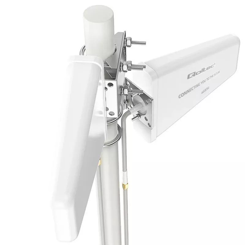 Antenna 4G/5G LTE esterna QOLTEC 9 dBi, connettore femmina N, cavo 3 m