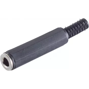 ShiverPeaks 22220503 (50300) giunto jack stereo da 6,3 mm, a 3 poli, custodia in plastica