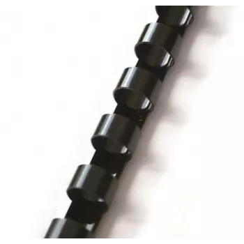 Rilegatura a spirale 12 mm (100 pezzi), nero
