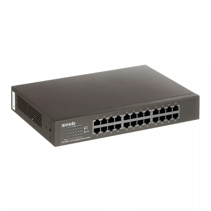 Switch non gestito TENDA TEG1024D 24 porte Gigabit Ethernet, 48 Gbps, tabella MAC 8000, blu