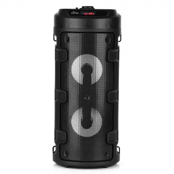 Media-tech Partybox Keg Bt - altoparlante stereo Bluetooth compatto con radio FM, lettore MP3 MT3165