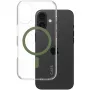 PanzerGlass CARE Urban Combat custodia trasparente con MagSafe verde iPhone 16