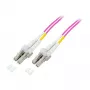Cavo patch fibra ottica duplex OM4 (multimodale, 50/125) LC/LC, 10 m, Good Connections® (LW-810LC4)