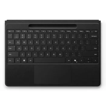 Tastiera Cover Microsoft Surface Pro Flex – layout tedesco, Bluetooth, batteria integrata, nero, compatibile con Surface Pro 11/10/9/8