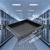 Qoltec 54509 ripiano scorrevole in acciaio per rack, 600x600, nero
