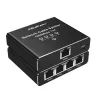 Mini switch Ethernet QOLTEC 52293 1x4 RJ45, splitter di rete unmanaged 1-in 4-out