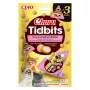 Cibo umido per gatti INABA Cat Churu Tidbits tonno e salmone 3×12 g bustine