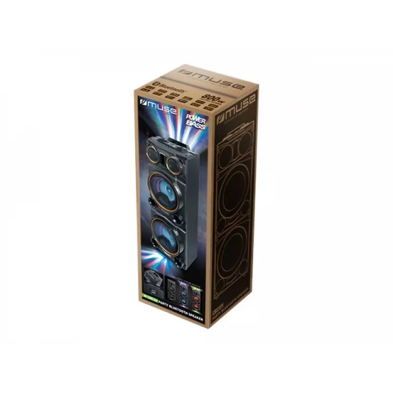 Muse M-1988 DJ diffusore portatile/da festa nero 800 W