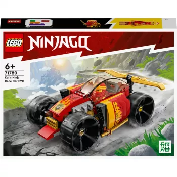 LEGO 71780 NINJAGO Auto da corsa ninja EVO di Kai 2in1 giocattolo auto da corsa per modello fuoristrada set da costruzione per bambini e bambine da 6 anni compleanno