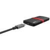 SSD Emtec 256GB USB Type-C 3.2 Gen 1 nero rosso X200