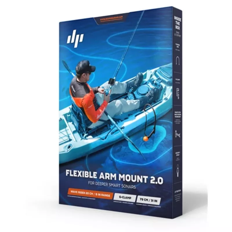 Deeper Flex Arm 2.0 Active Supporto Radar Nero