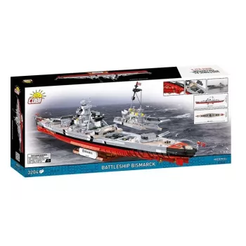 Kit Cobi corazzata Bismarck modello con 3204 pezzi - Cobi CO BI-4860
