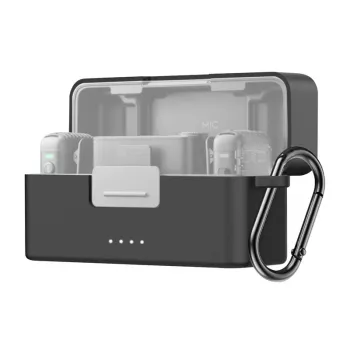 Custodia protettiva Puluz per DJI Mic 2 PU716B — nero, set di custodia rigida