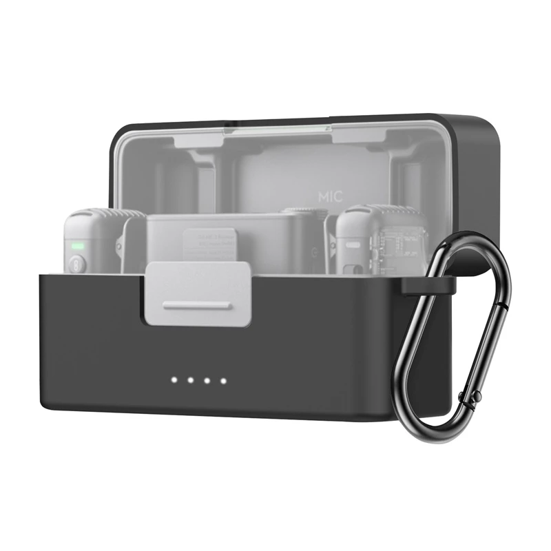 Custodia protettiva Puluz per DJI Mic 2 PU716B — nero, set di custodia rigida