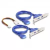 Adattatore interno USB 3.2 Gen 1 DeLOCK 61066 M.2 connettore maschio nero